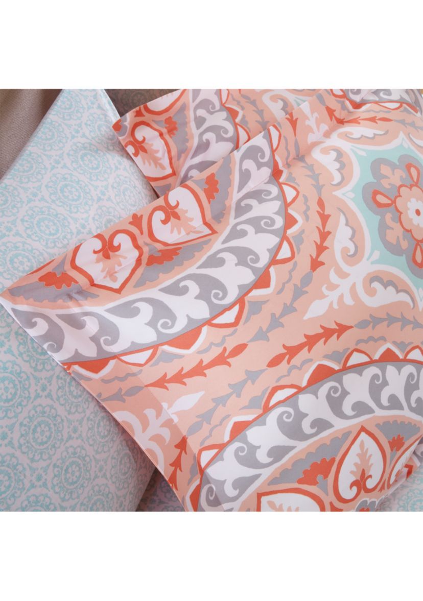 Madison Park Essentials Serenity Complete Comforter Set - Coral