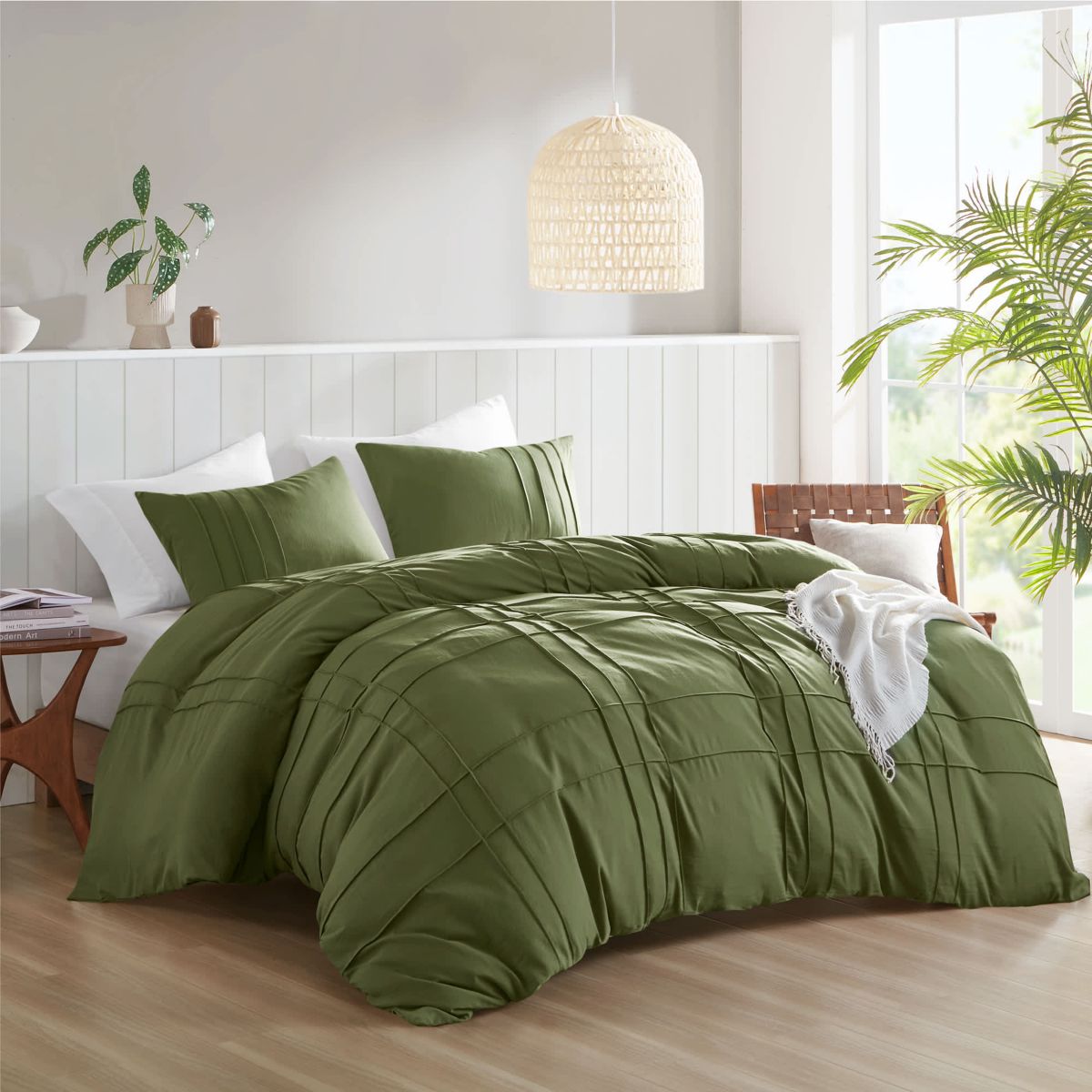 Porter Soft Washed Pleated Duvet Cover Set