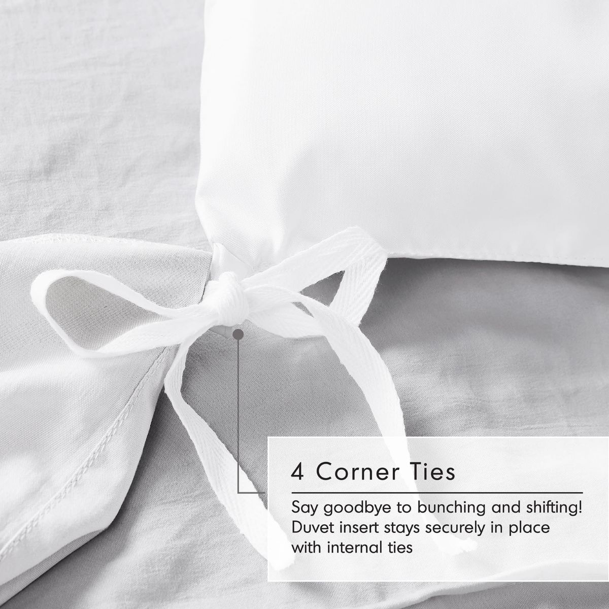 Porter Soft Washed Pleated Duvet Cover Set