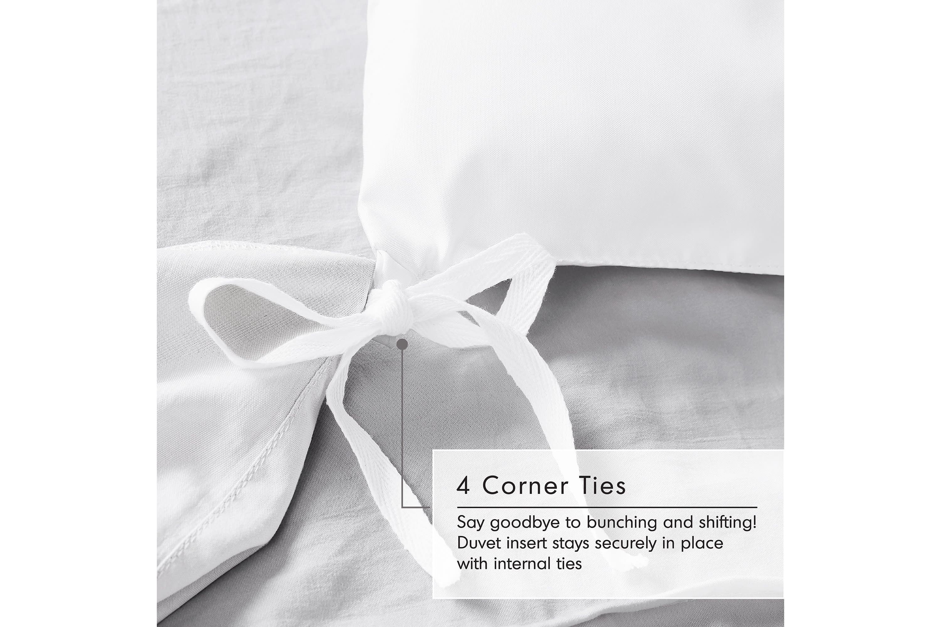 Porter Soft Washed Pleated Duvet Cover Set