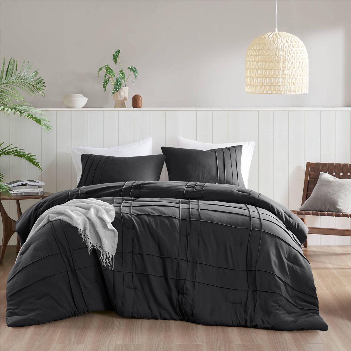 Porter Soft Washed Pleated Comforter Set