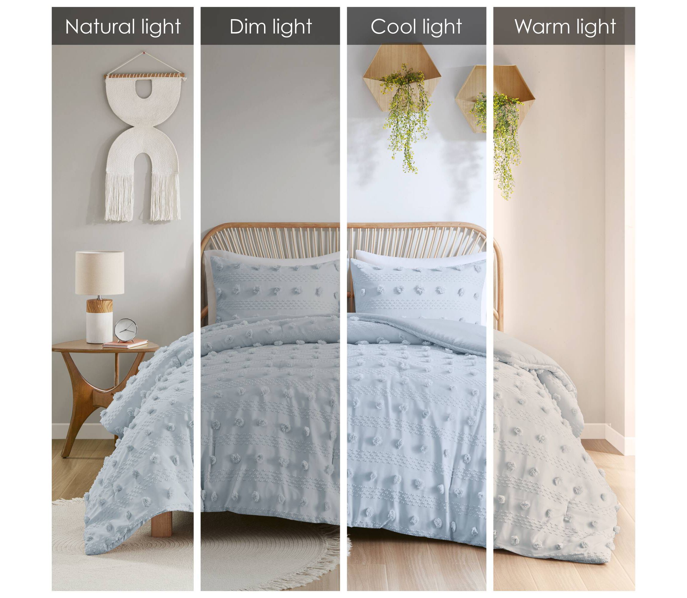 Lucy Clip Jacquard Comforter Set