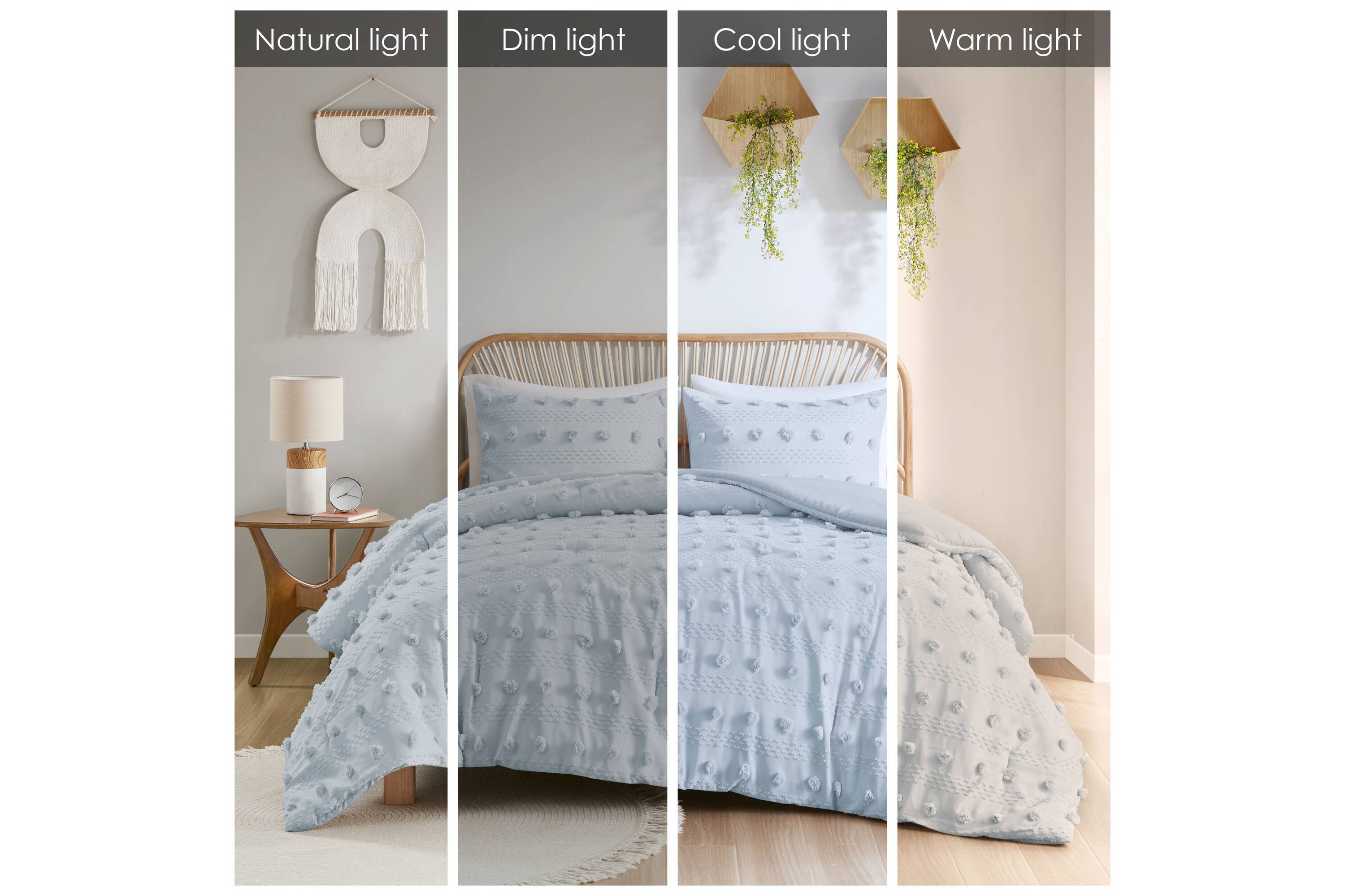 Lucy Clip Jacquard Comforter Set