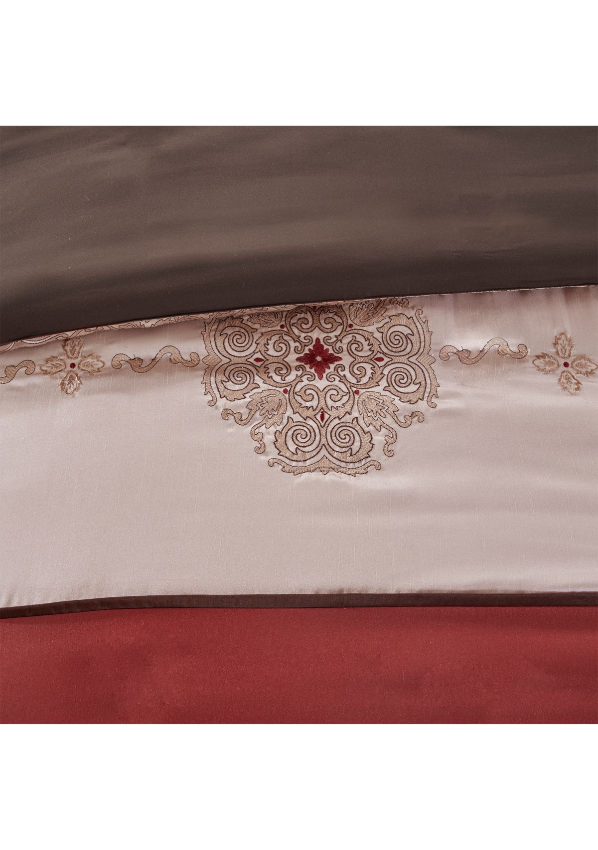 Madison Park Essentials Delaney 24-Piece Complete Comforter Set - Red