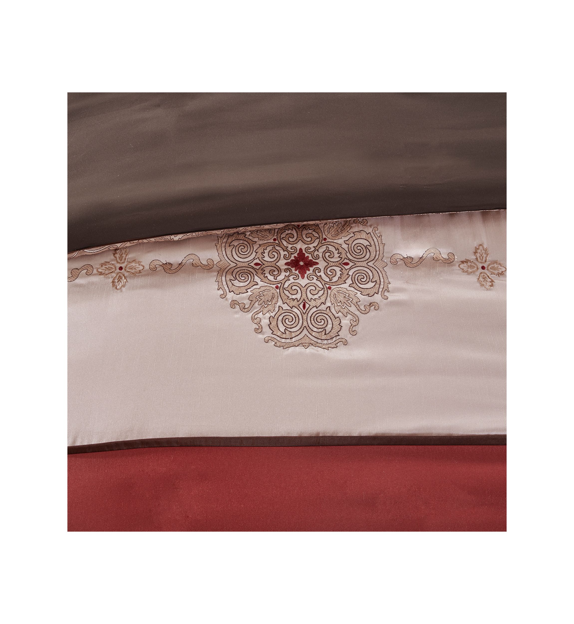 Madison Park Essentials Delaney 24-Piece Complete Comforter Set - Red
