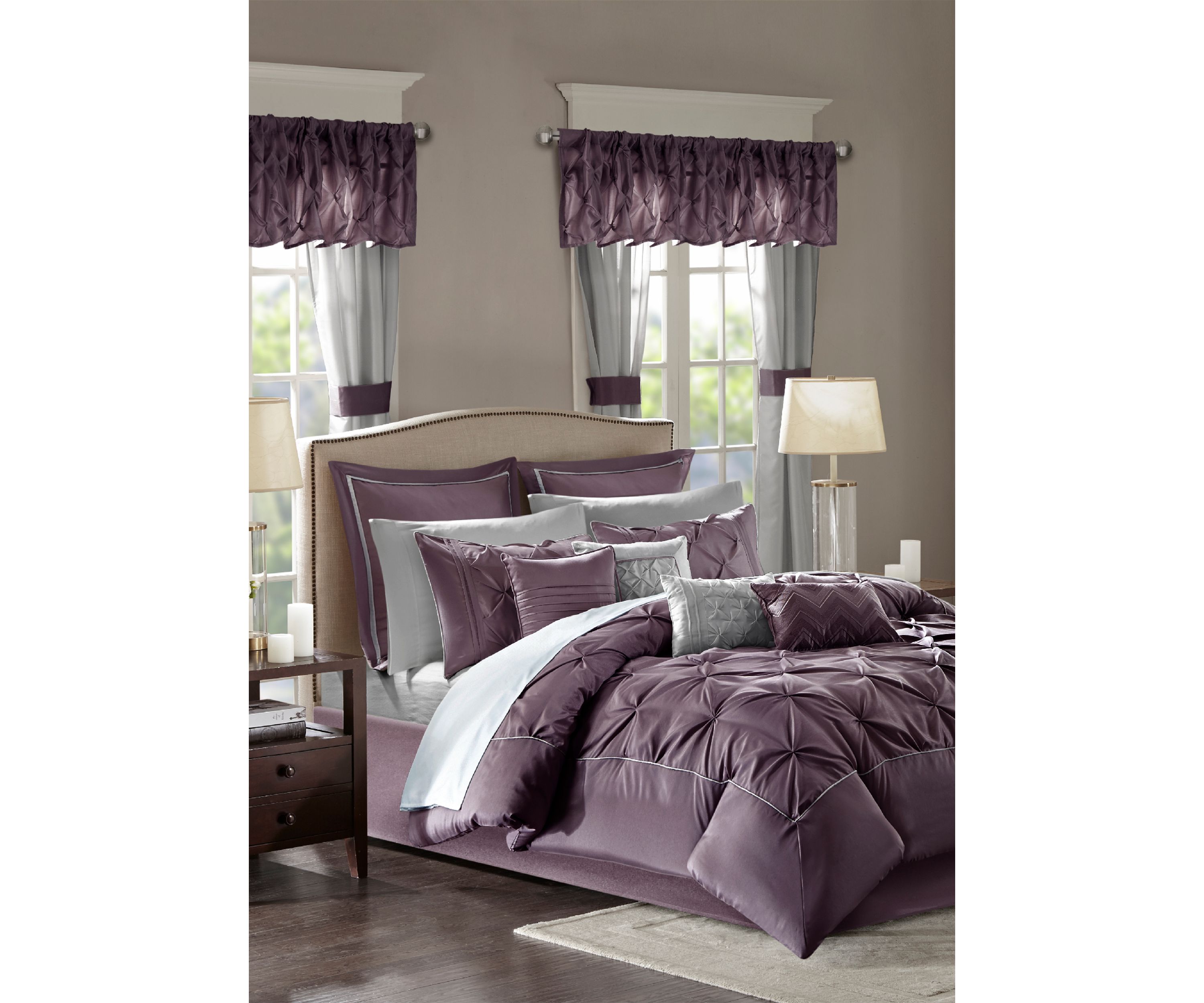 Joella Luxurious Lavish Tufted 24 Piece Room in a Bag