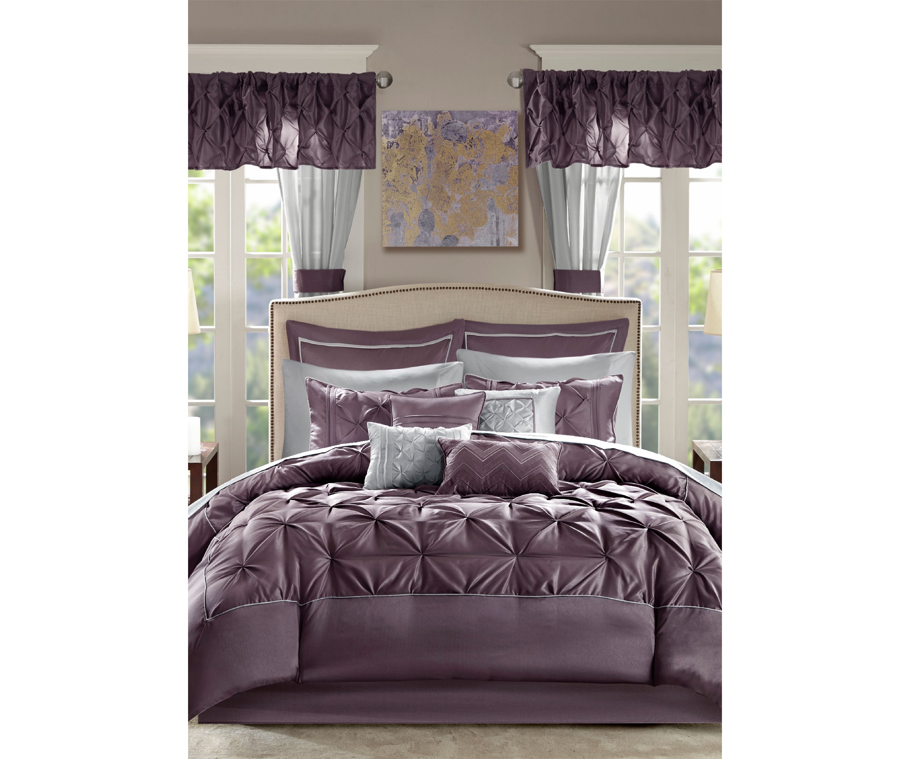 Joella Luxurious Lavish Tufted 24 Piece Room in a Bag