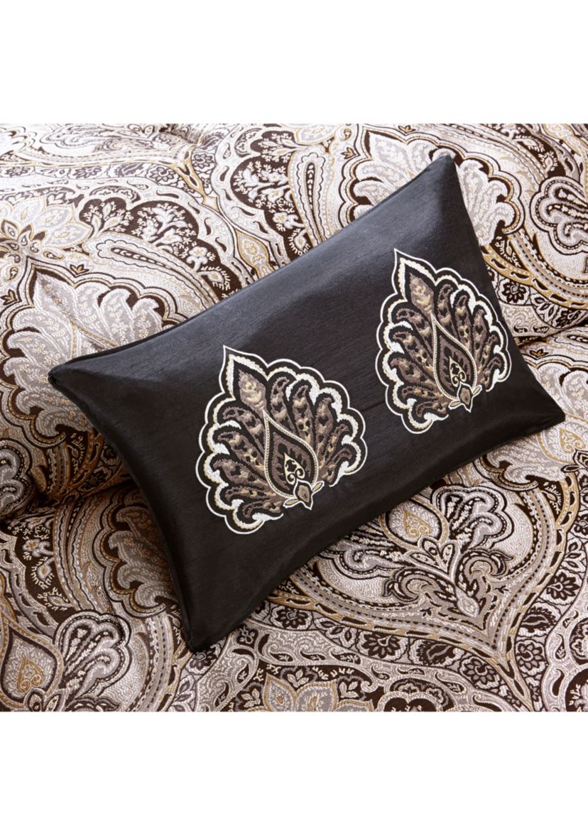 Madison Park Essentials Michelle 24-Piece Complete Comforter Set - Black