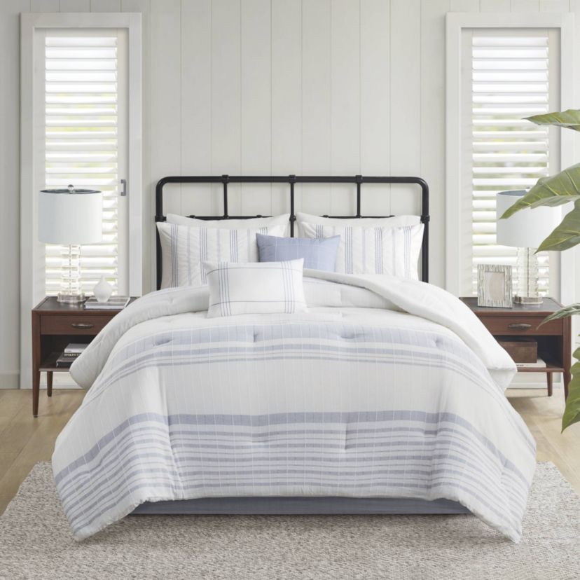 Morgan 6 Piece Cotton Jacquard Oversized Comforter Set