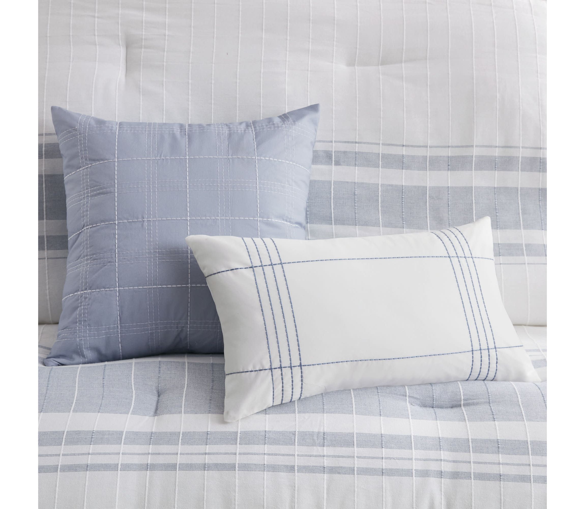 Morgan 6 Piece Cotton Jacquard Oversized Comforter Set
