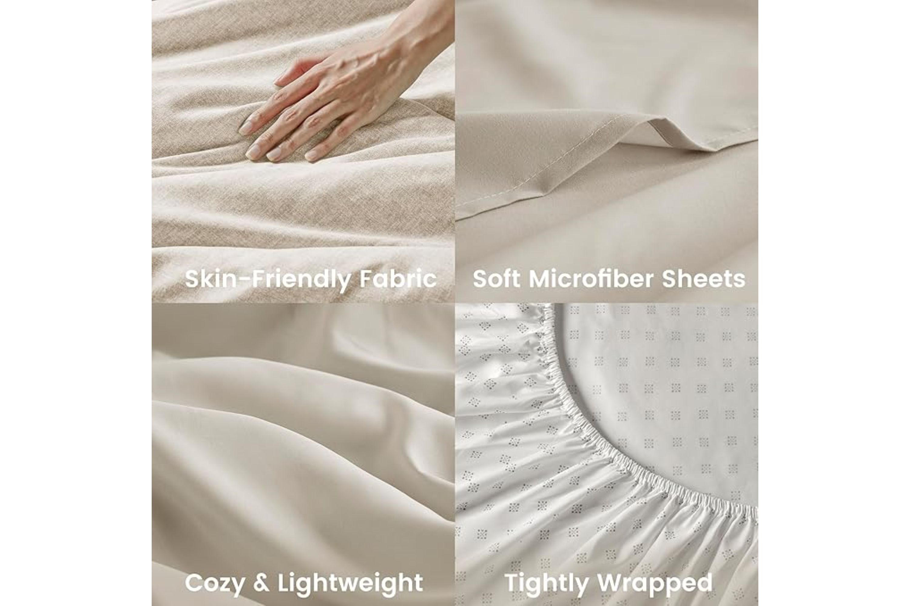 Camden Chambray Print Microfiber Comforter Set with Bed Sheets