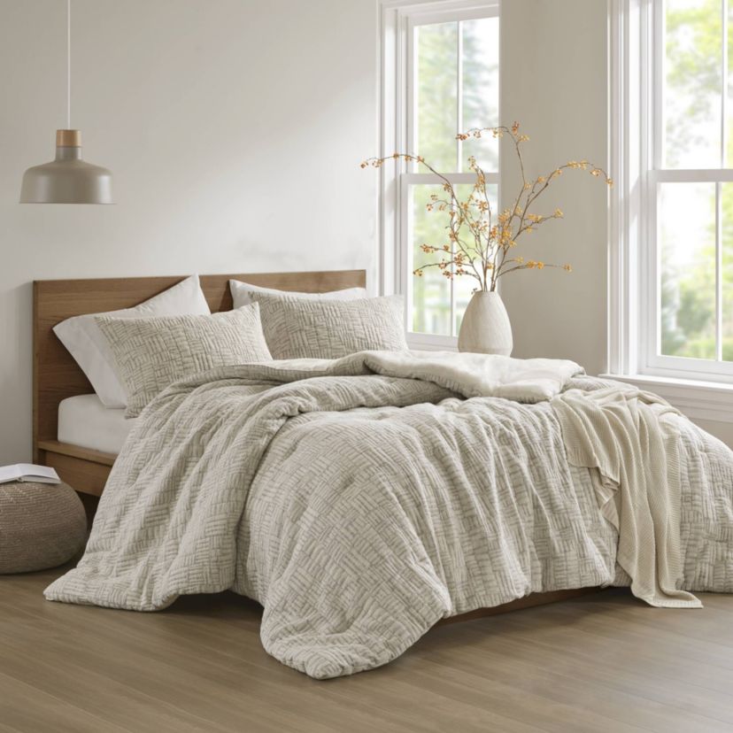 Harper Oversized Cotton Matelasse Comforter Set