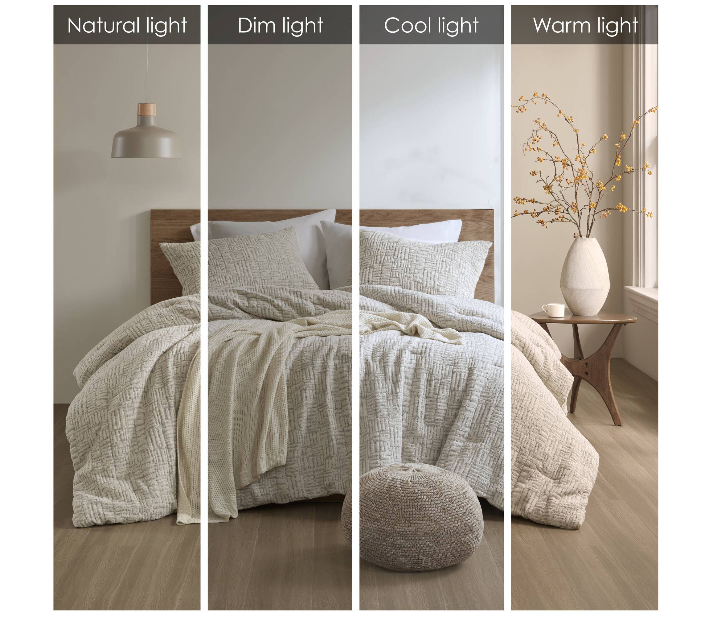 Harper Oversized Cotton Matelasse Comforter Set