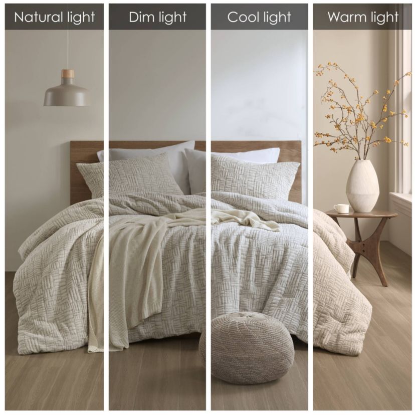 Harper Oversized Cotton Matelasse Comforter Set