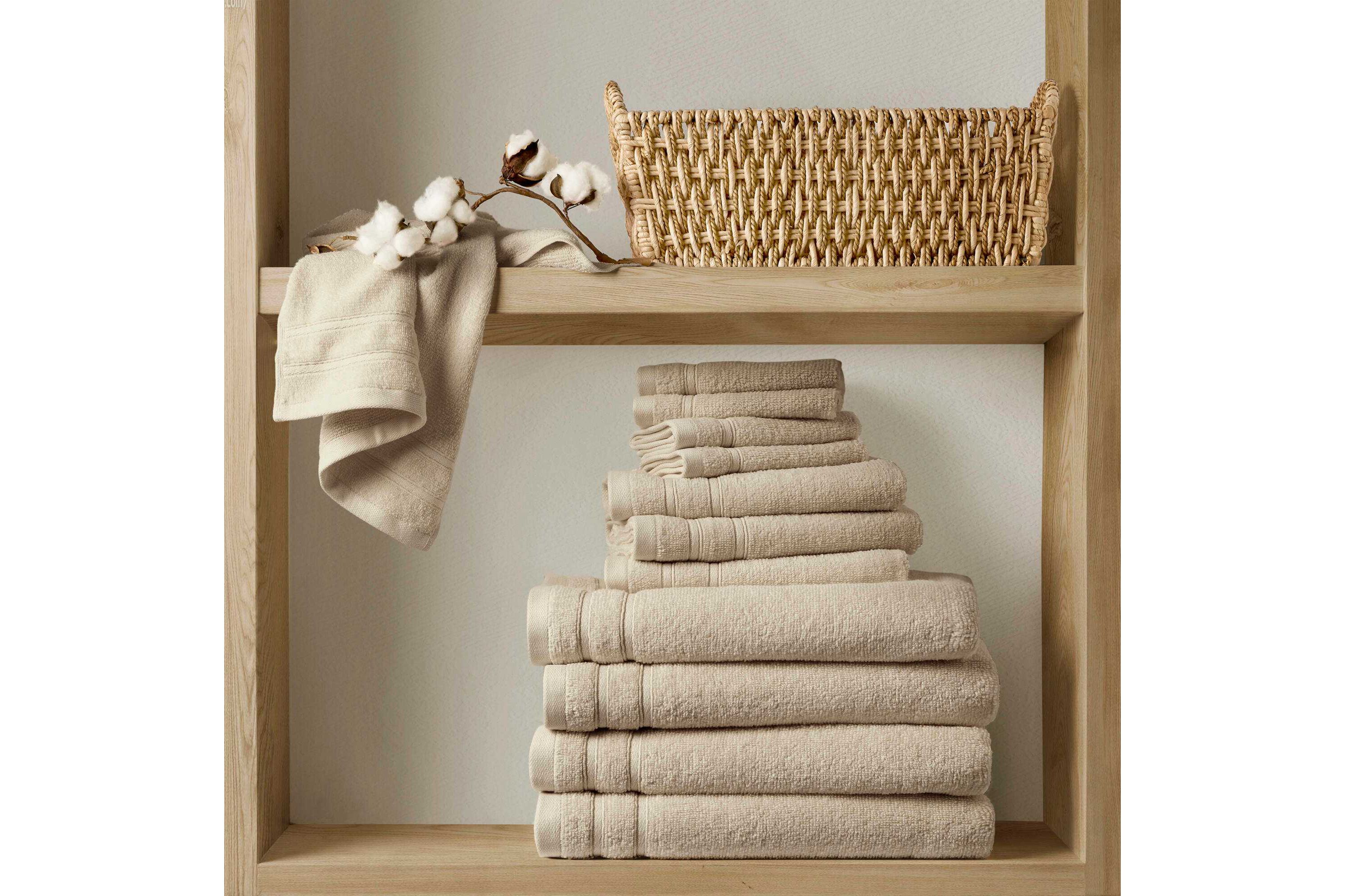 400GSM Essential Bundle Quick Dry 100% Cotton 12pc Towel Set