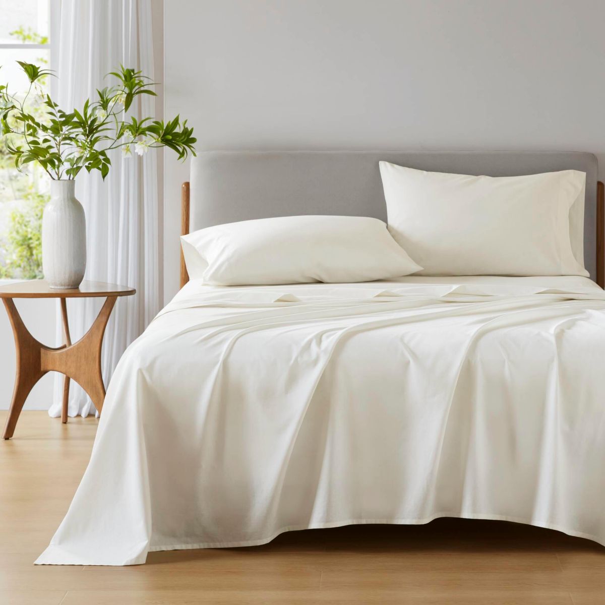 Cotton 144TC 100% Cotton Solid Sheet Set