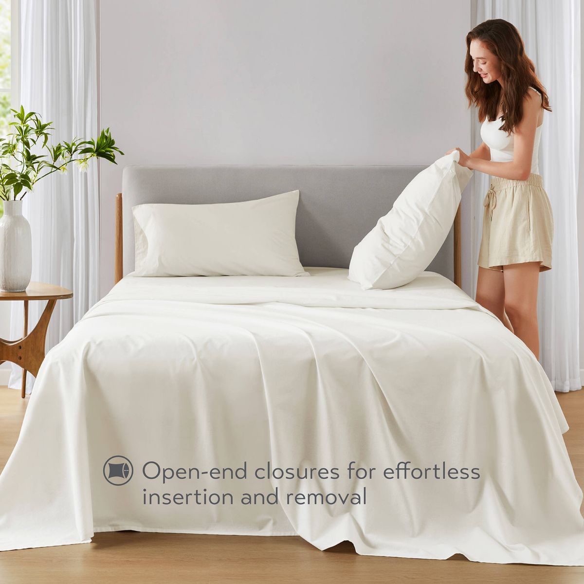 Cotton 144TC 100% Cotton Solid Sheet Set