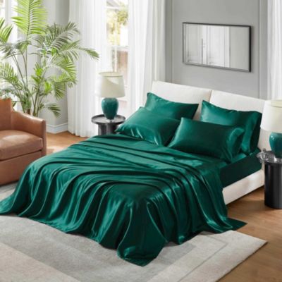 Madison Park Essentials Satin Luxury Sheet Set, Twin