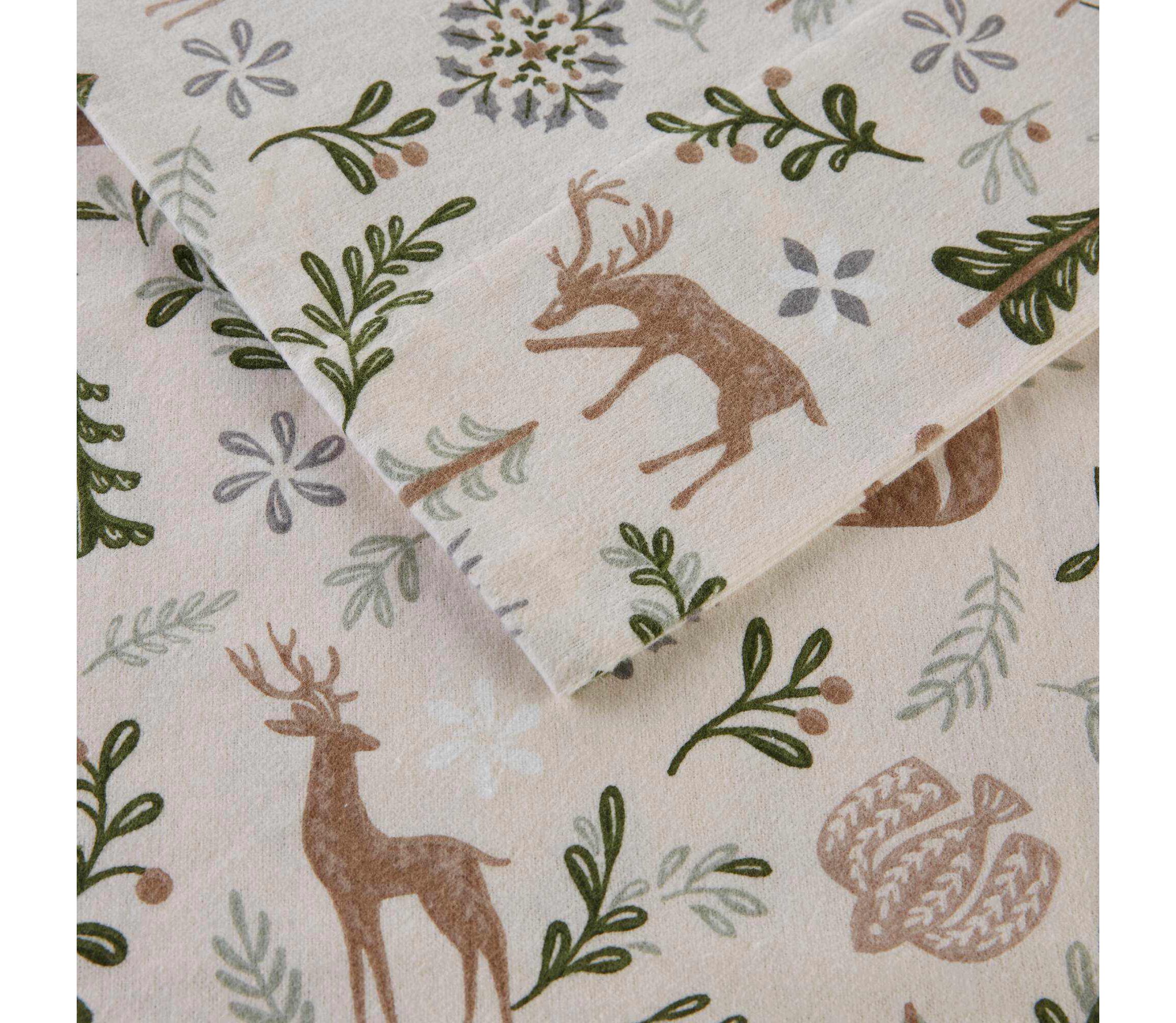 Cozy Cotton Flannel Printed Sheet Set