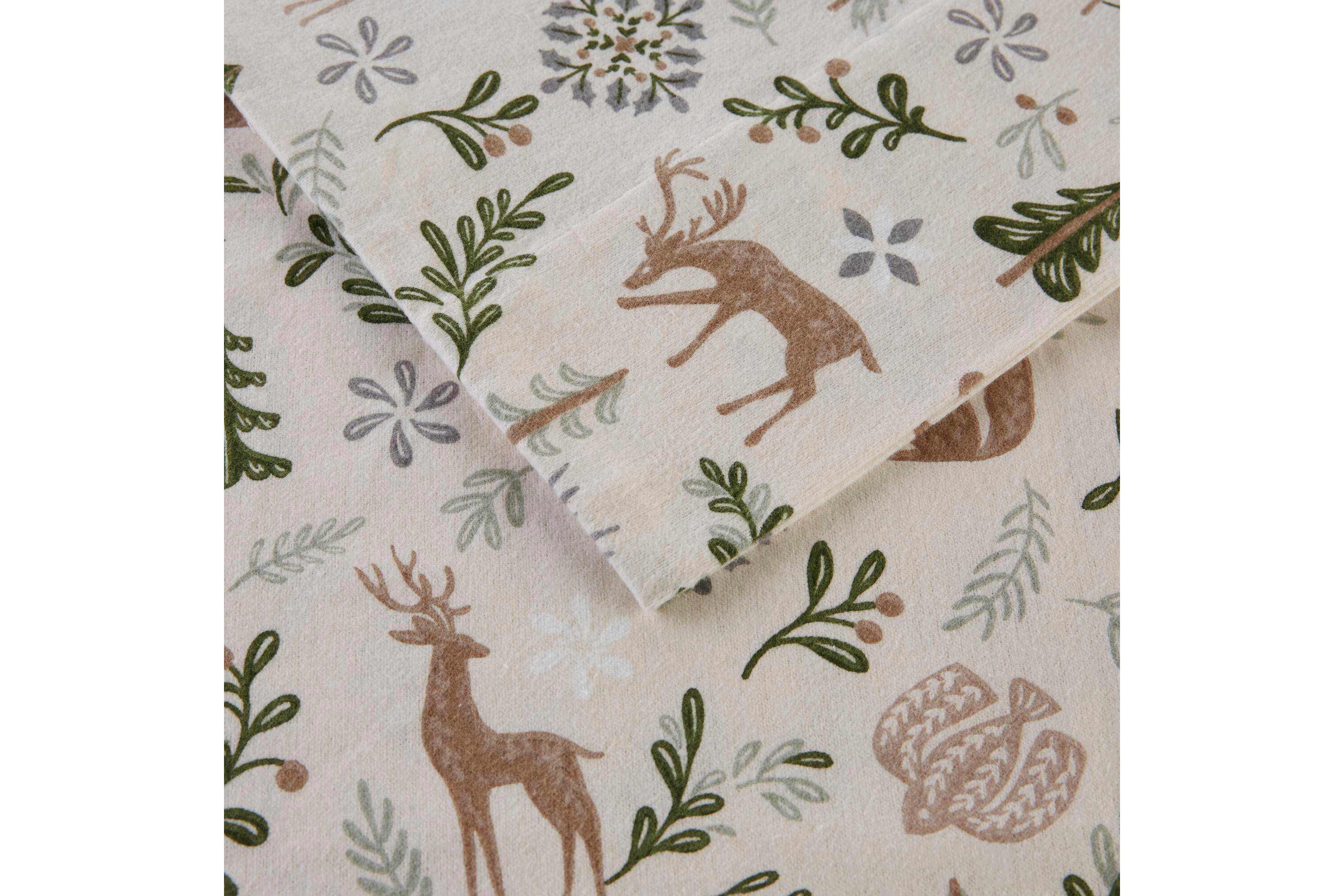 Cozy Cotton Flannel Printed Sheet Set