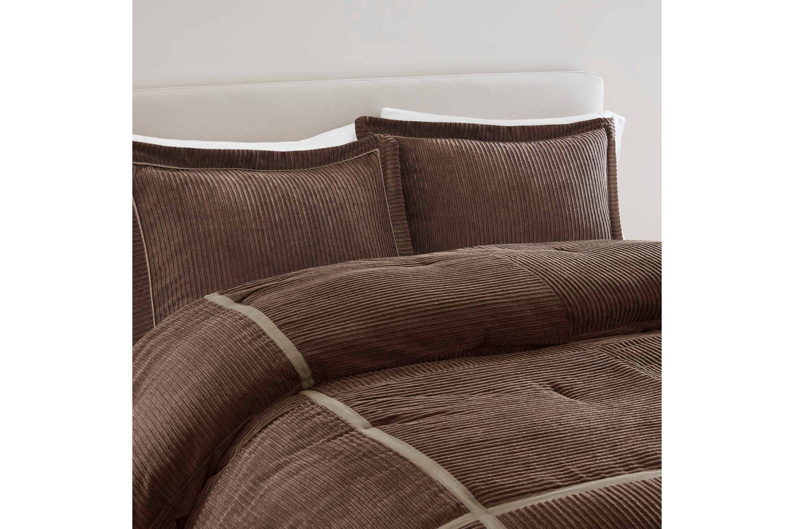Dallas 7 Piece Micro Corduroy Comforter Set