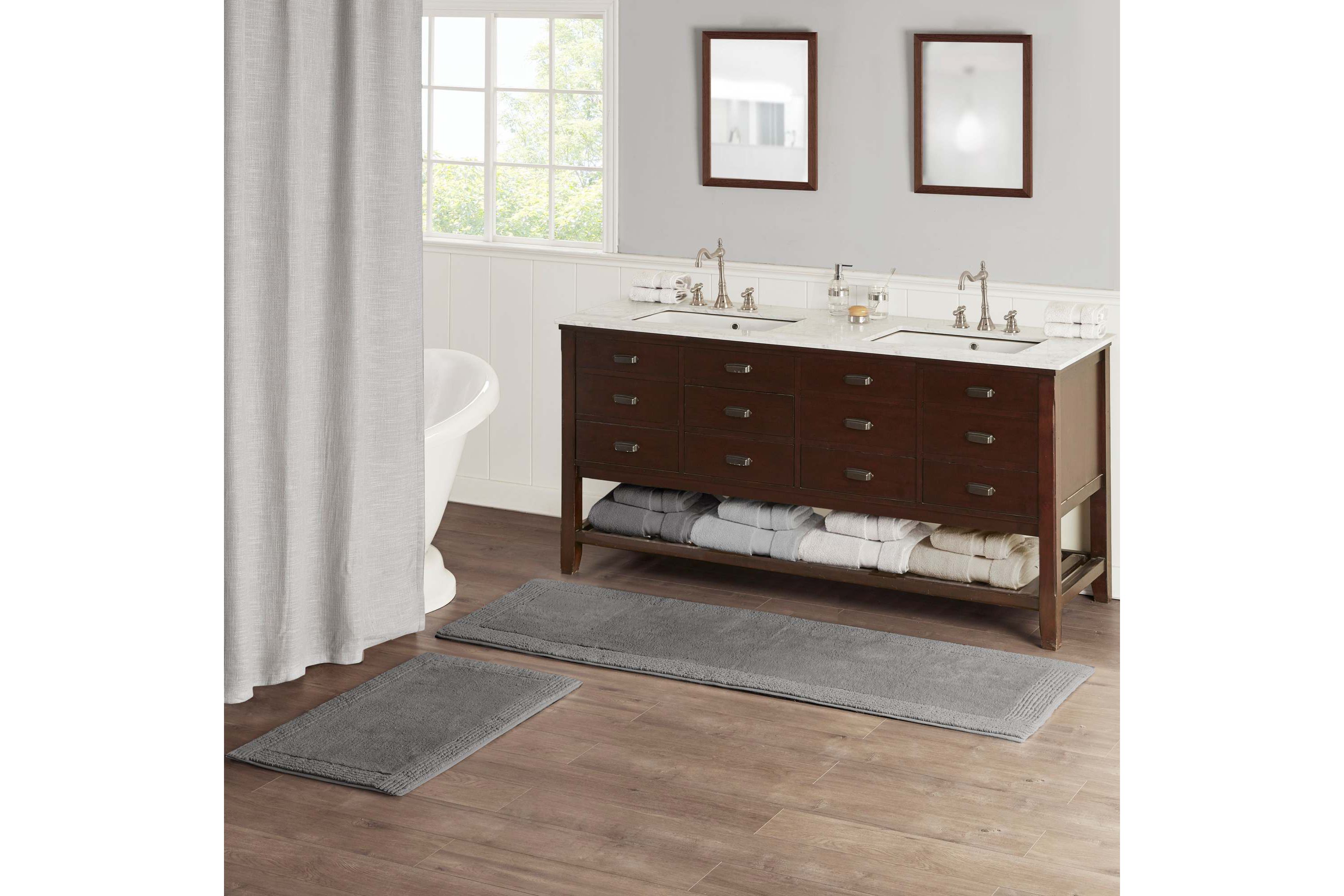 Splendor 100% Cotton Tufted 3000 GSM Reversible Bath Rug