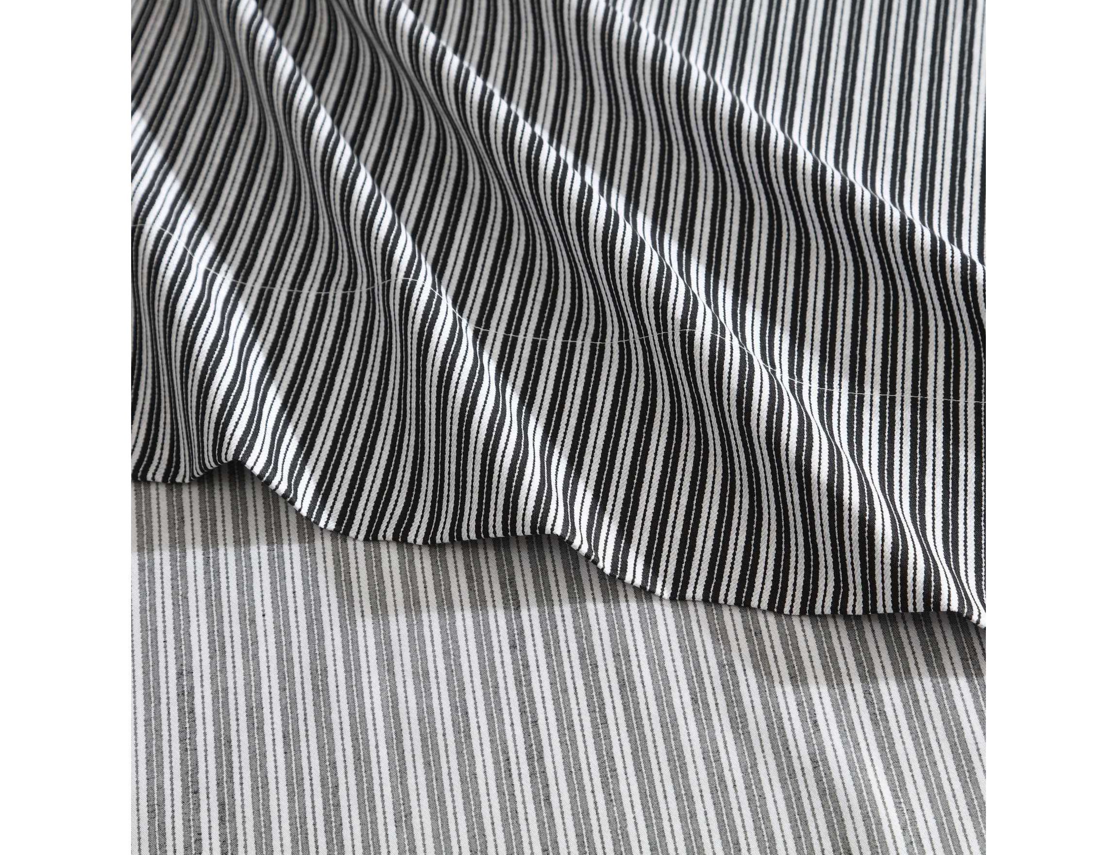 Twill Stripe Texture Microfiber Sheet Set