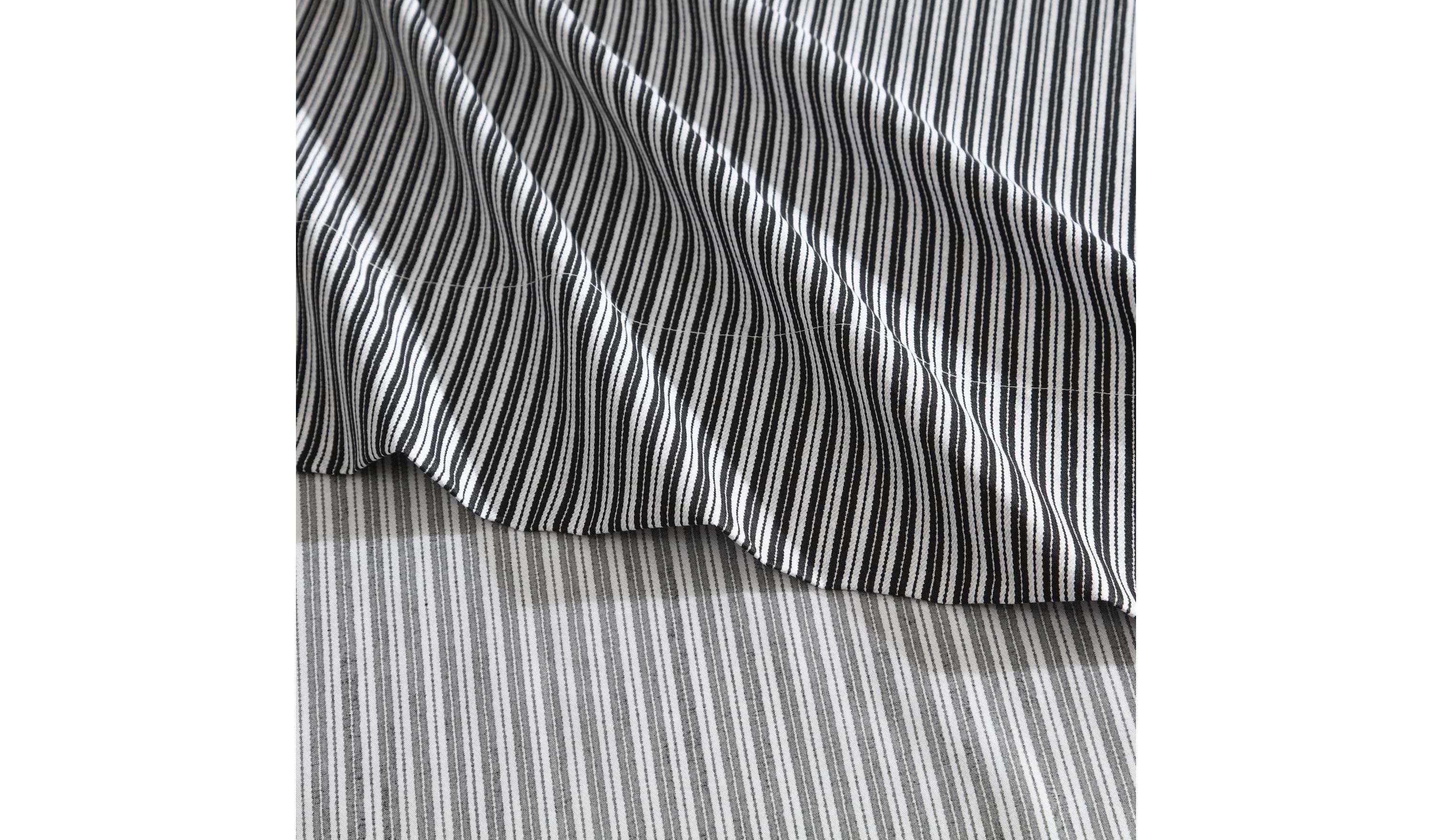 Twill Stripe Texture Microfiber Sheet Set