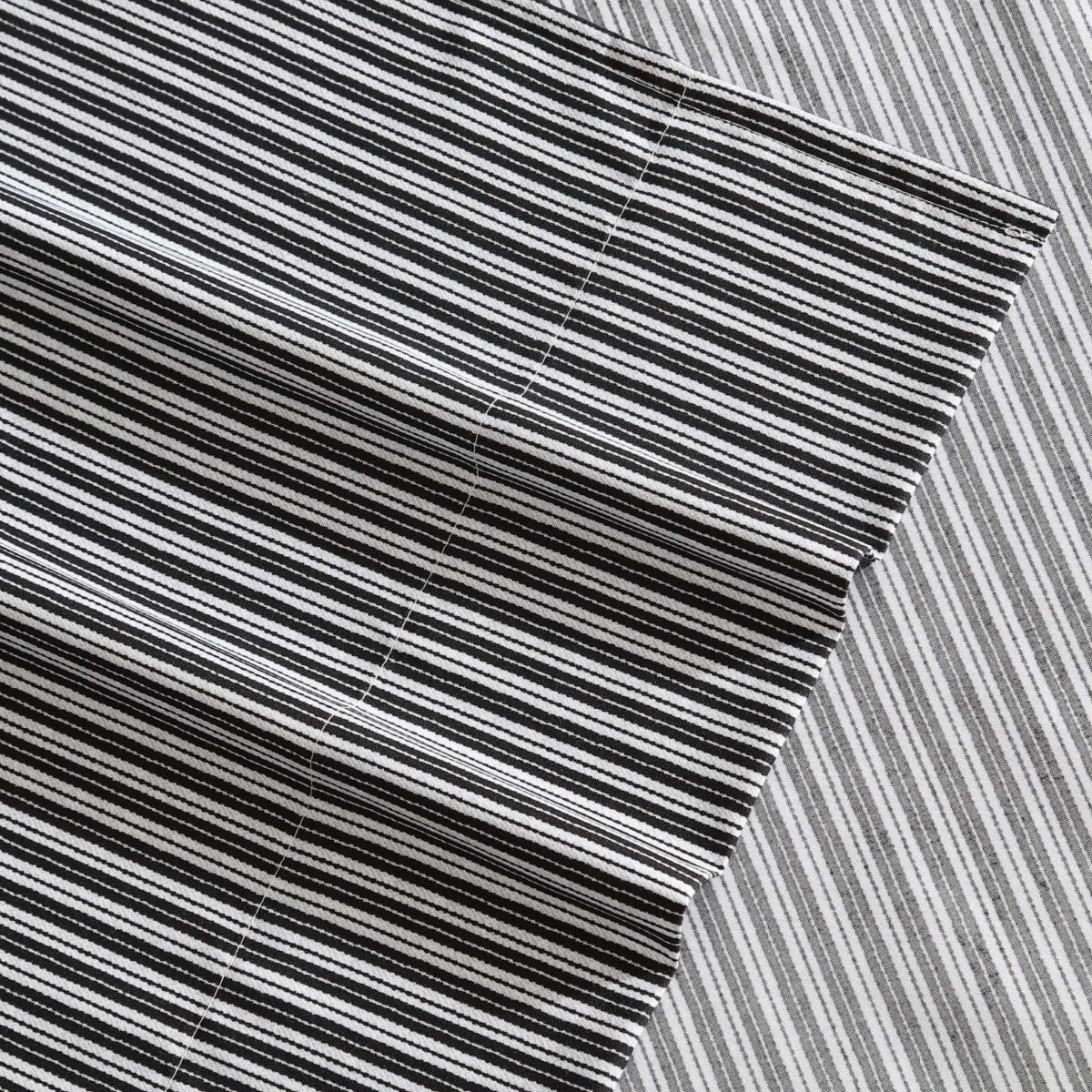 Twill Stripe Texture Microfiber Sheet Set