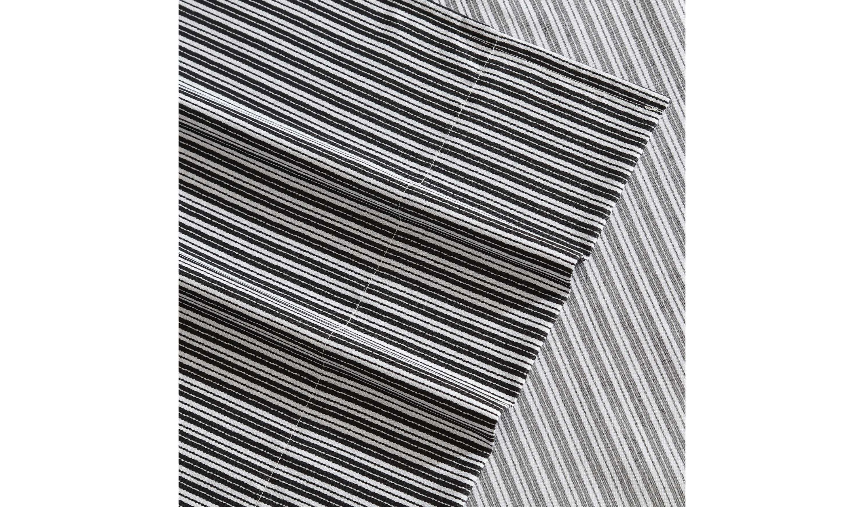 Twill Stripe Texture Microfiber Sheet Set