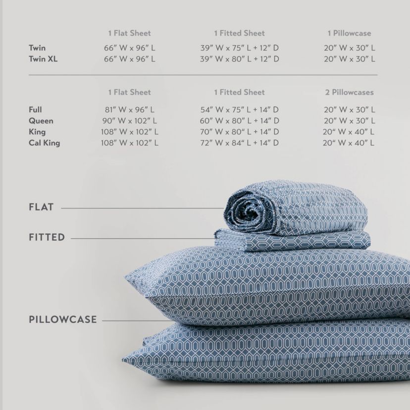 144 Thread Count Cotton Printed Sheets