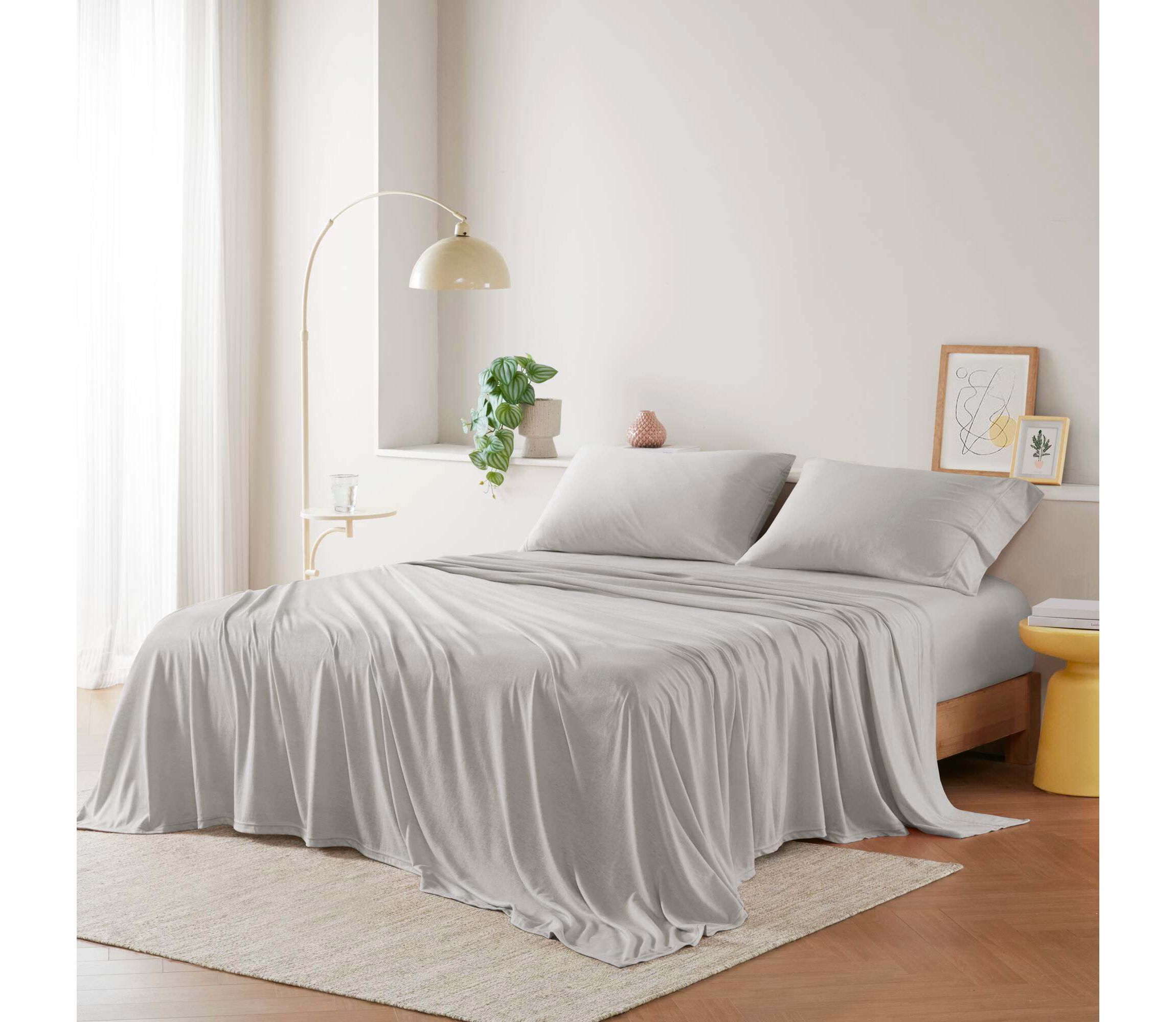 Cotton Blend Jersey Knit All Season Sheet Set