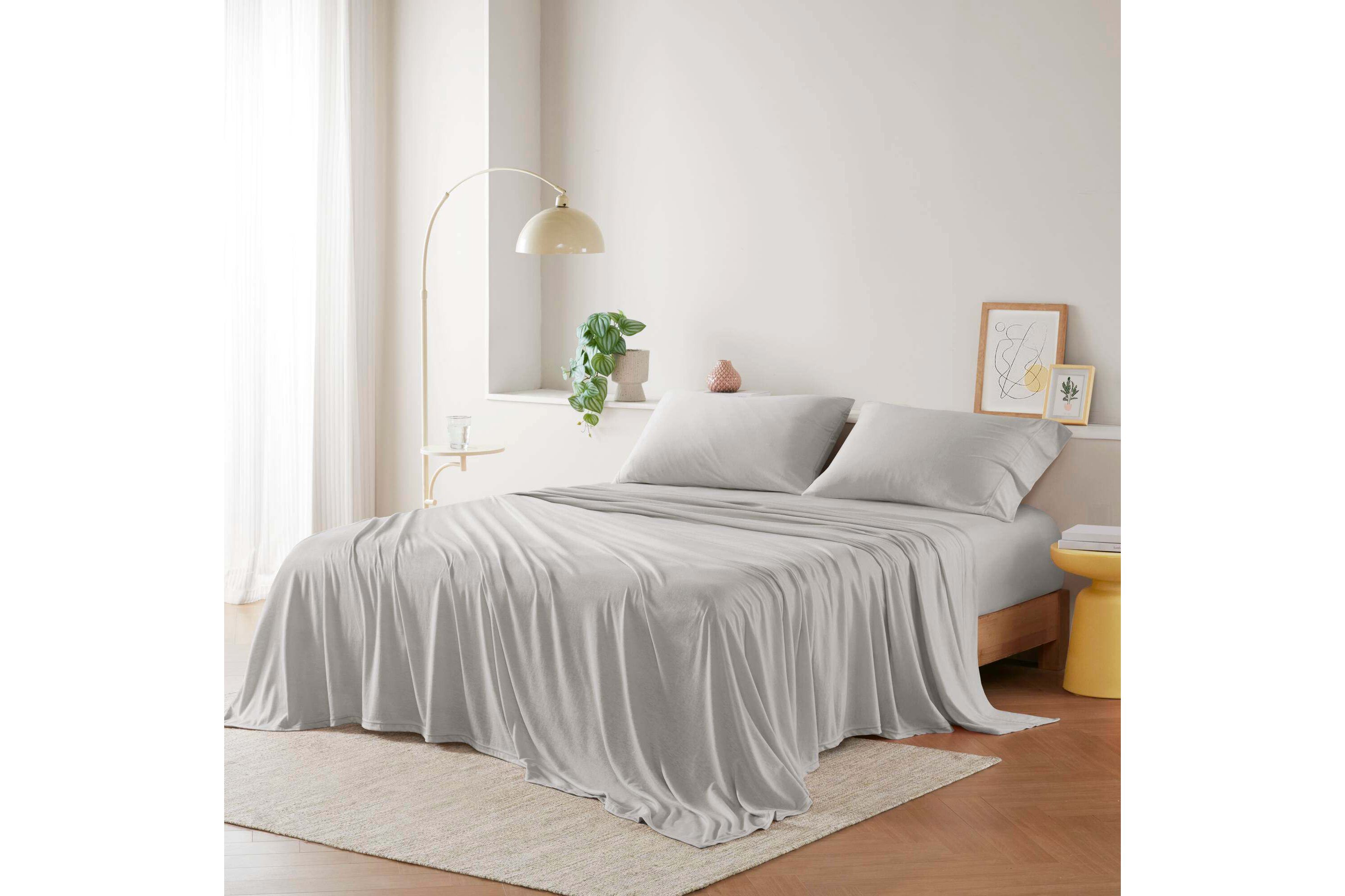 Cotton Blend Jersey Knit All Season Sheet Set