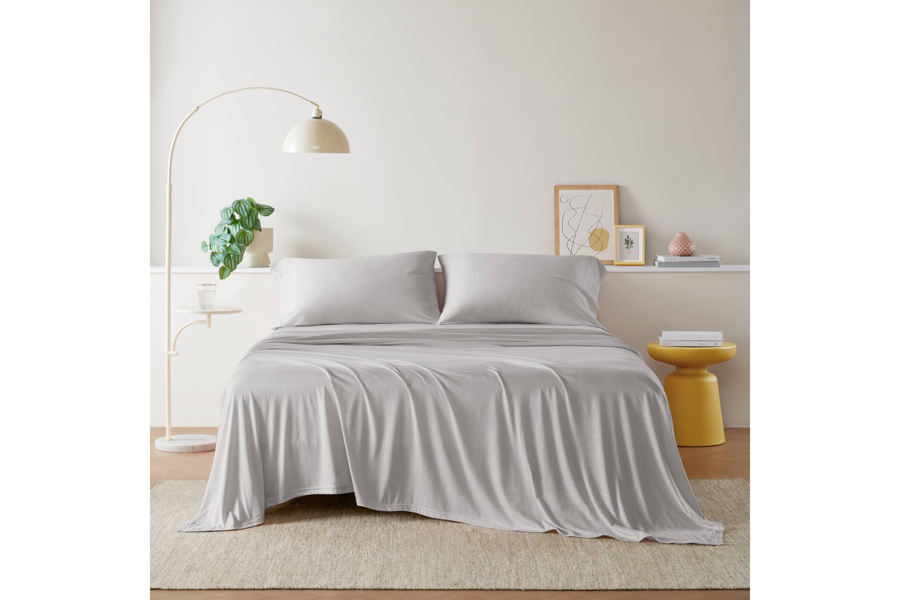 Cotton Blend Jersey Knit All Season Sheet Set