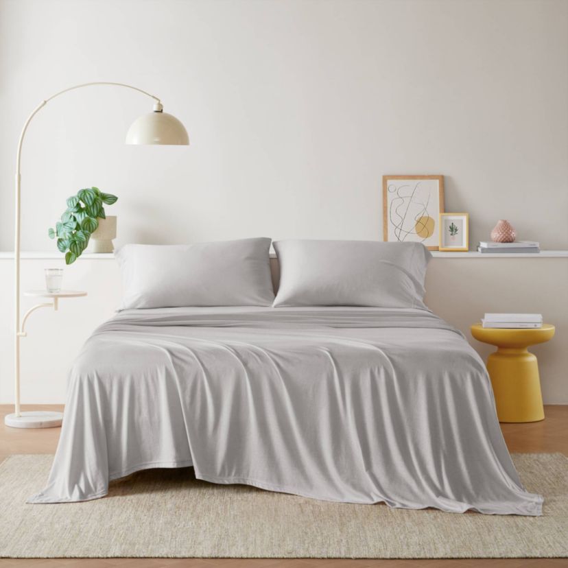 Cotton Blend Jersey Knit All Season Sheet Set