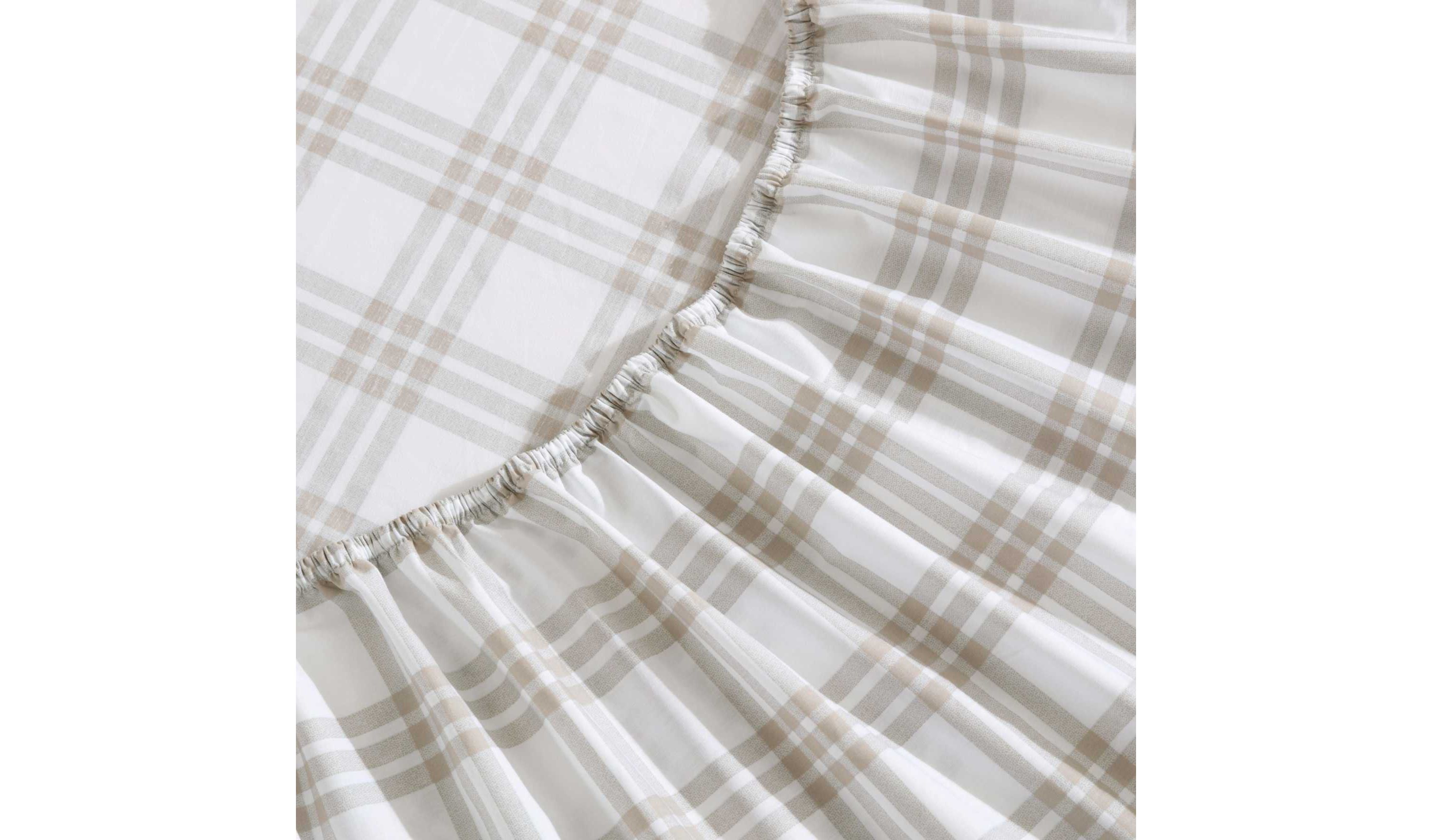Basic Plaid Cotton Sheet Set