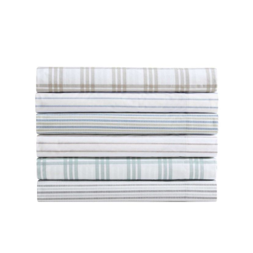 Basic Plaid Cotton Sheet Set