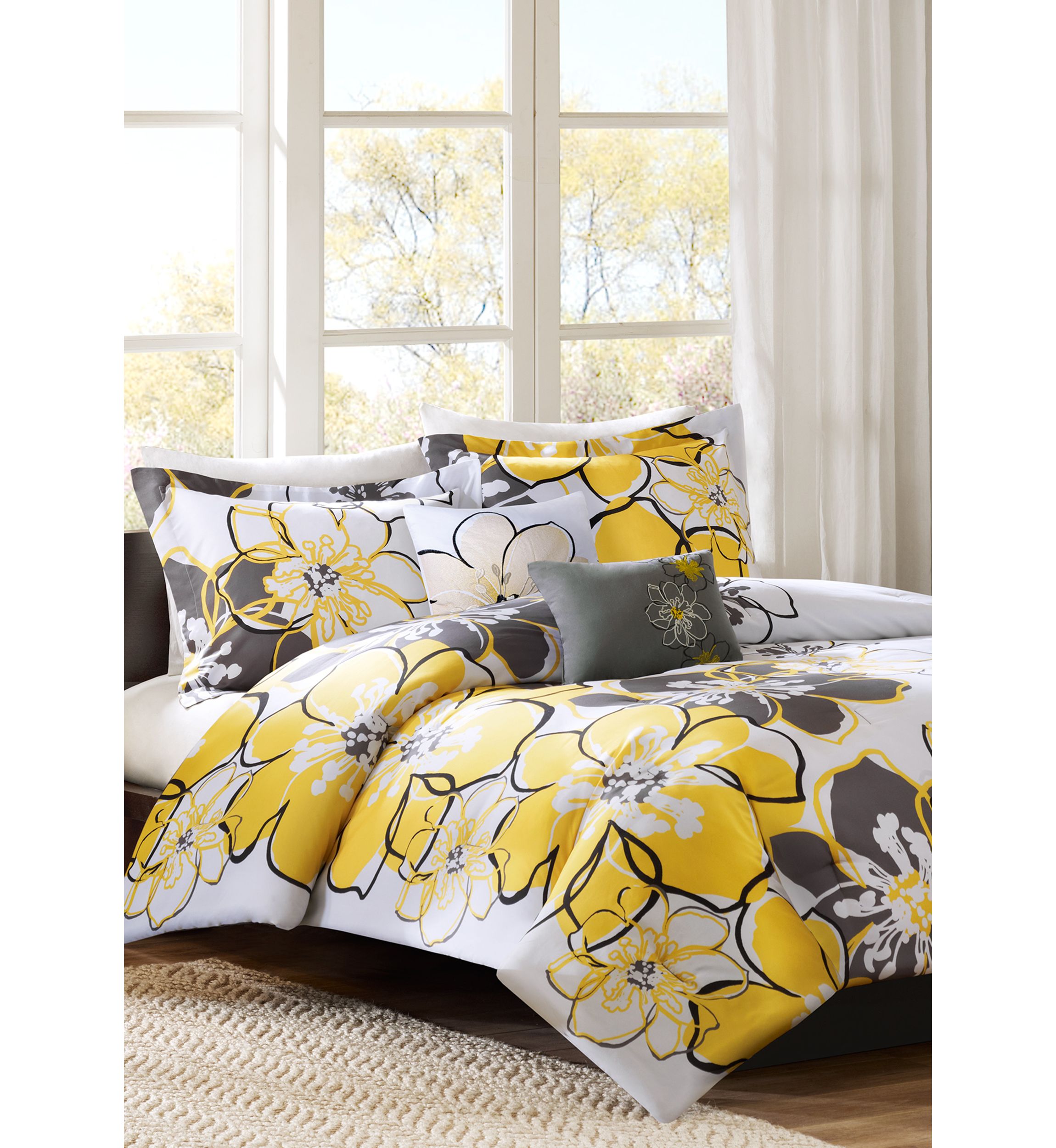 Allison Comforter Set - Yellow