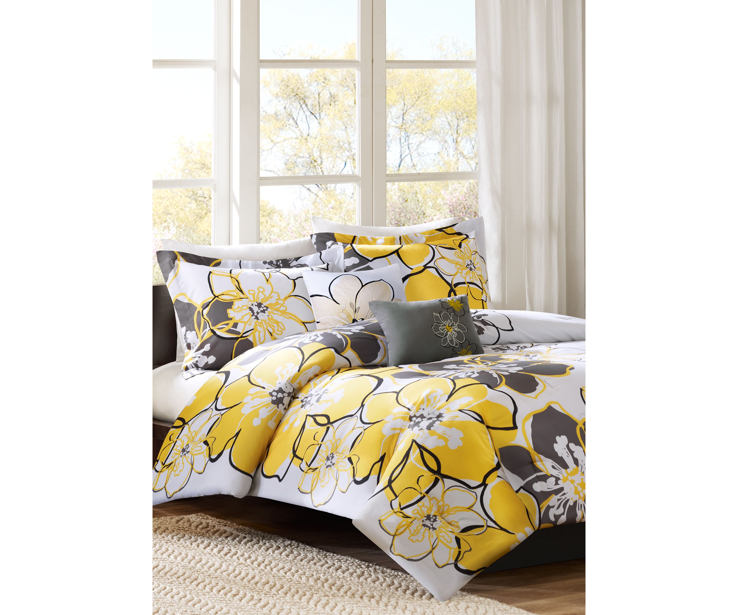 Allison Comforter Set - Yellow