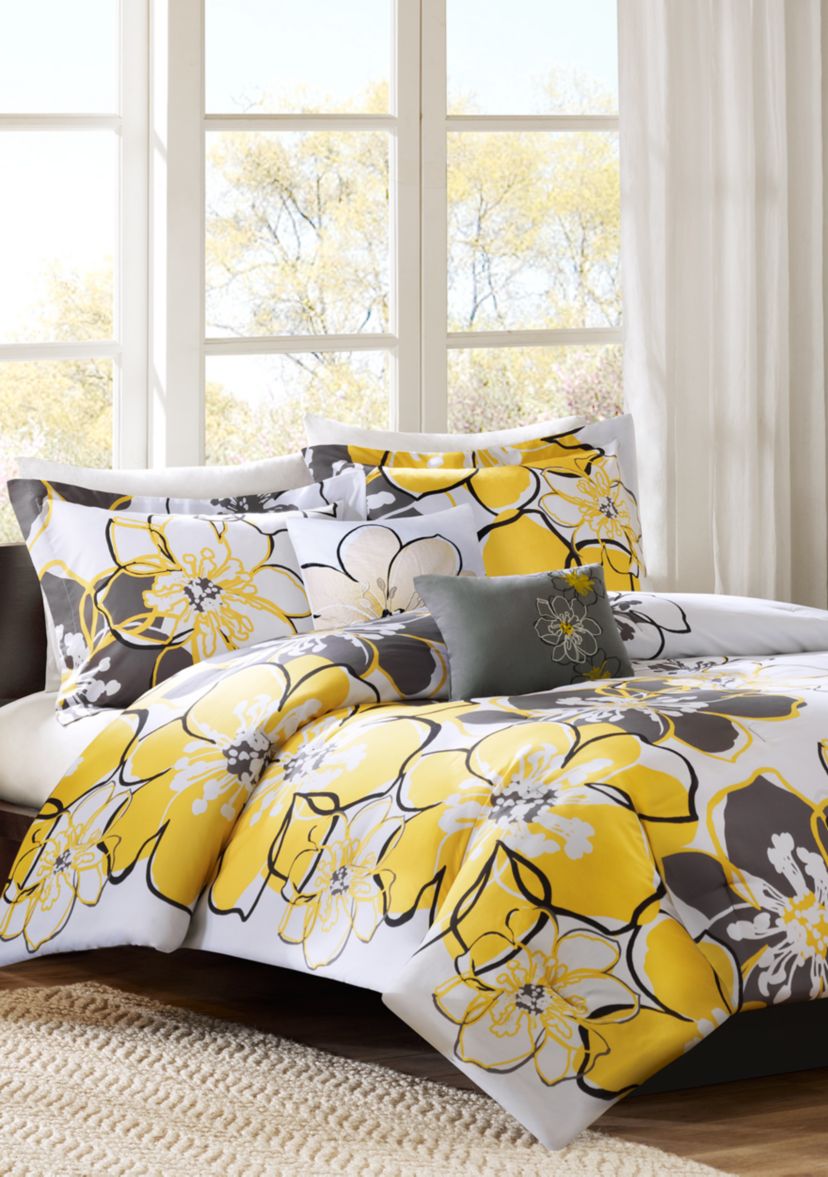 Allison Comforter Set - Yellow