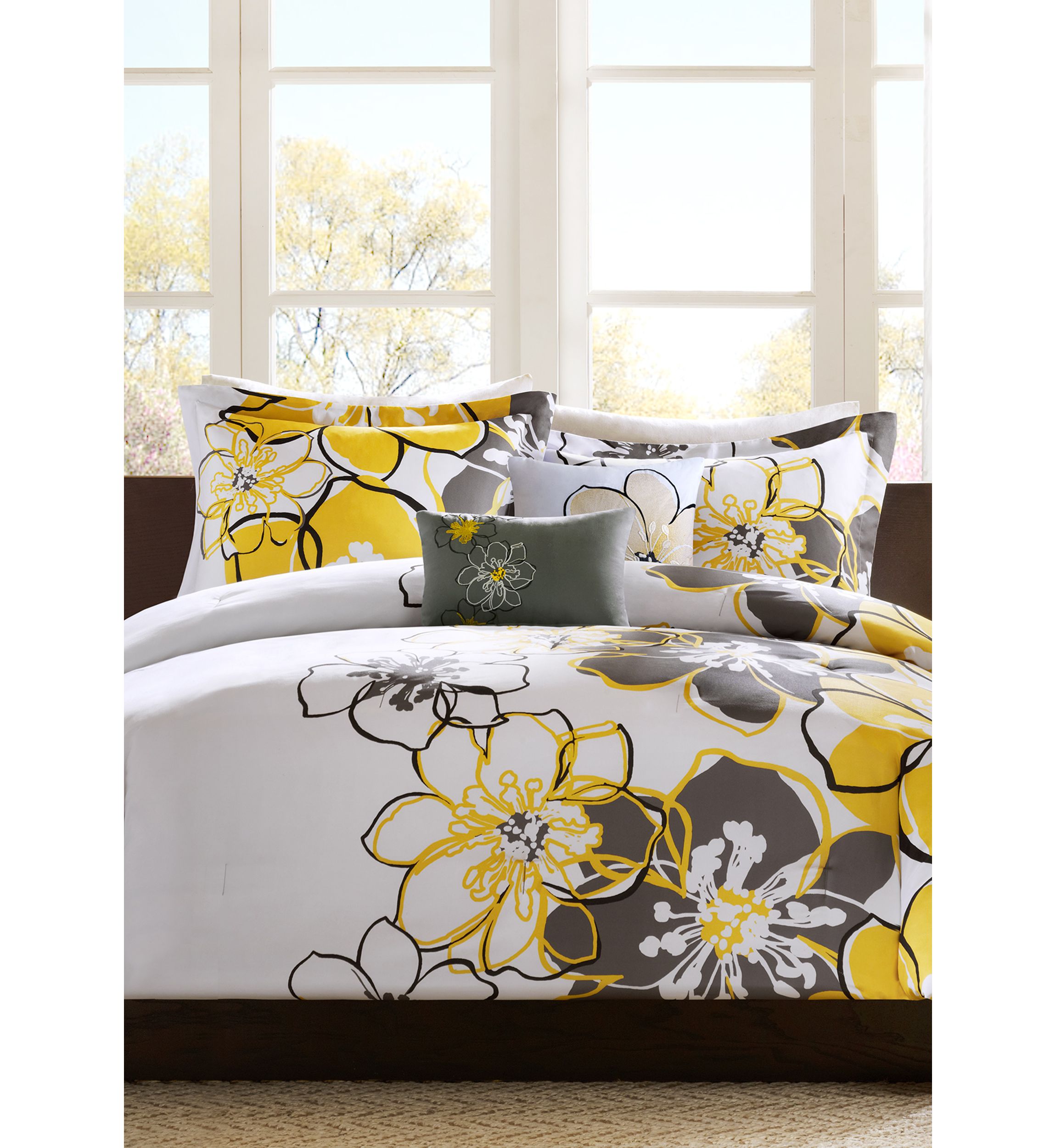 Allison Comforter Set - Yellow