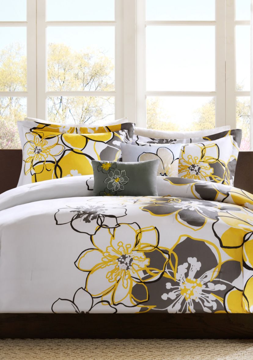 Allison Comforter Set - Yellow