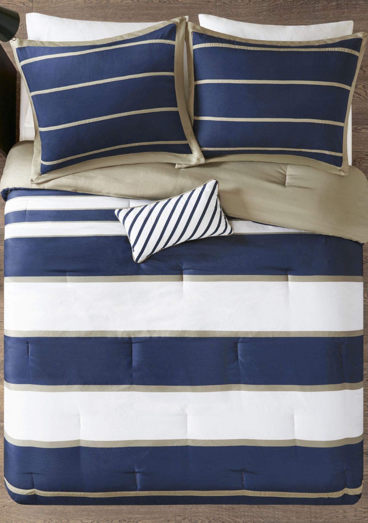 Ashton Comforter Set - Navy