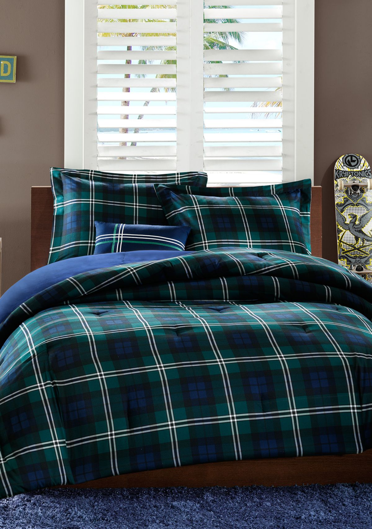 Brody Blue Comforter Set