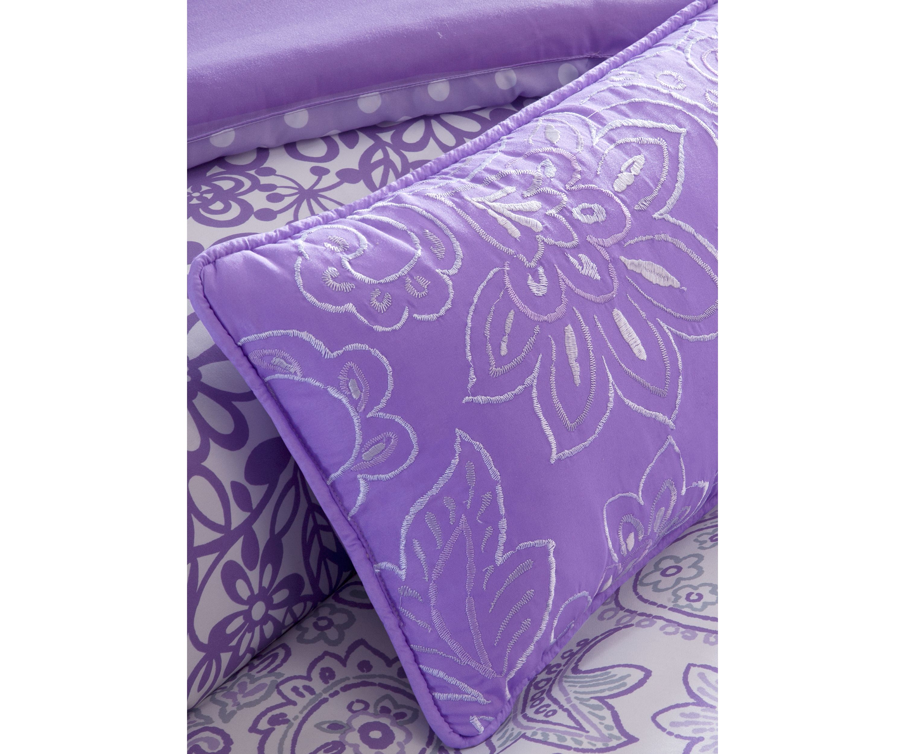Riley Comforter Set - Purple