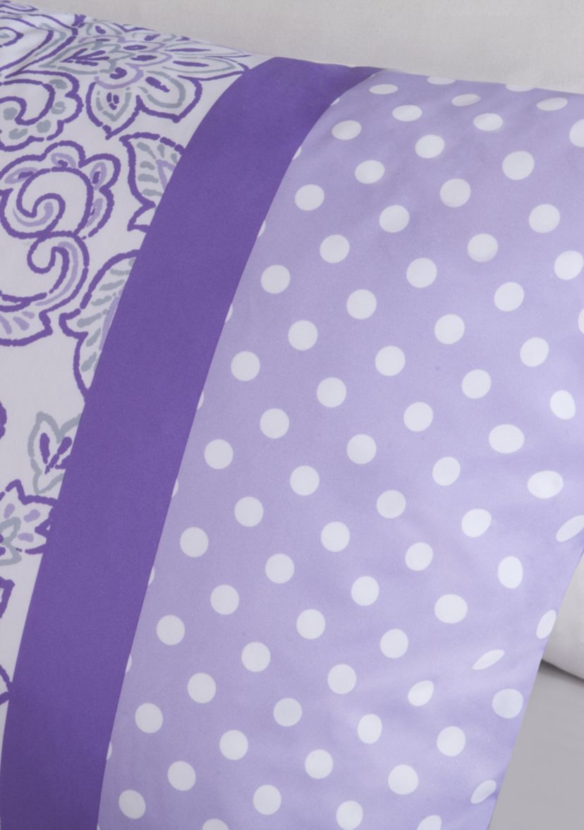 Riley Comforter Set - Purple