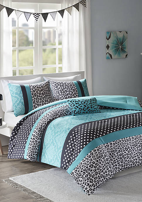 Mi Zone Chloe Comforter Set Teal Belk, Bed Bath And Beyond Oversized King Quilts