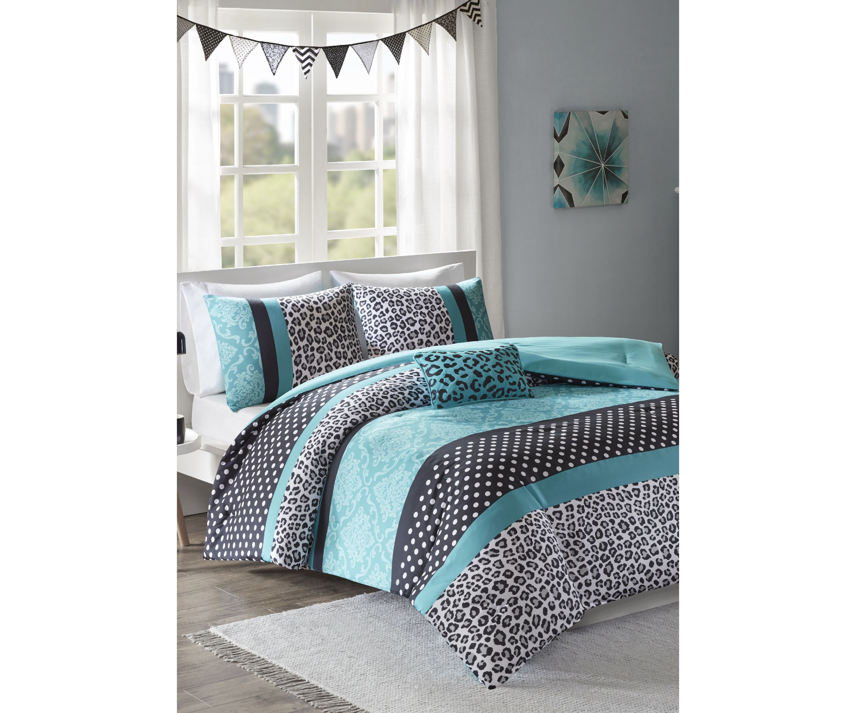 Chloe Comforter Set - Teal