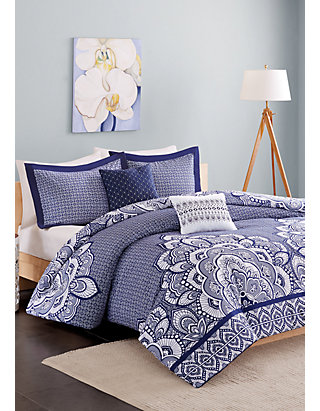 Intelligent Design Isabella Blue Comforter Set Belk
