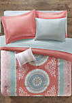 Intelligent Design Loretta Complete Bed Set - Coral
